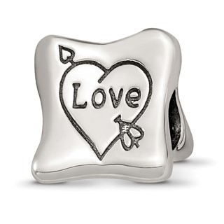 Sterling Silver Reflections Love Marriage Family Trilogy Bead