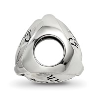 Sterling Silver Reflections Live Simply Trilogy Bead view 2