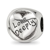 Sterling Silver Reflections Live Simply Trilogy Bead view 5