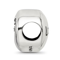 Sterling Silver Reflections April Clear Crystal Love Heart Bead view 2