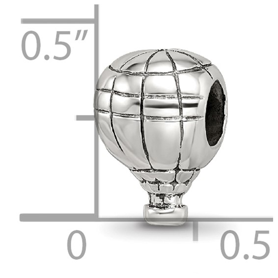 Sterling Silver Reflections Hot Air Balloon Bead