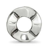 Sterling Silver Reflections Crystal Marquis Twist Bead view 2