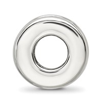 Sterling Silver Reflections Crystal Meandering Bead view 2