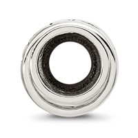 Sterling Silver Reflections Crystals Mother Spinner Bead view 2