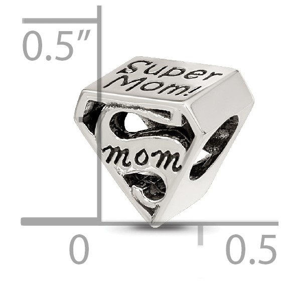Sterling Silver Reflections Super Mom Bead