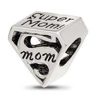 Sterling Silver Reflections Super Mom Bead view 1