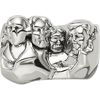Sterling Silver Reflections Mount Rushmore Bead view 3