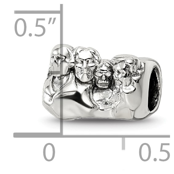 Sterling Silver Reflections Mount Rushmore Bead