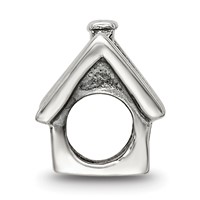Sterling Silver Reflections House Bead view 2