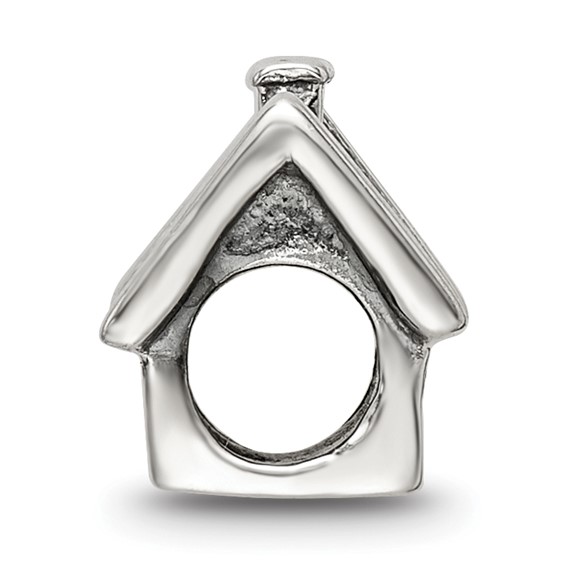 Sterling Silver Reflections House Bead