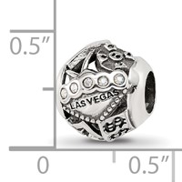 Sterling Silver Reflections Crystals Las Vegas Collage Bead view 4