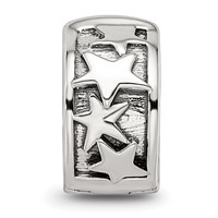 Sterling Silver Reflections Shooting Stars Clip Bead view 4