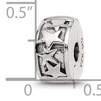 Sterling Silver Reflections Shooting Stars Clip Bead view 3