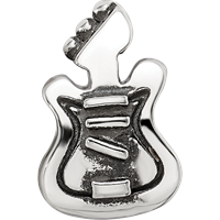 Sterling Silver Reflections Guitar Bead view 3