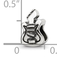 Sterling Silver Reflections Guitar Bead view 4