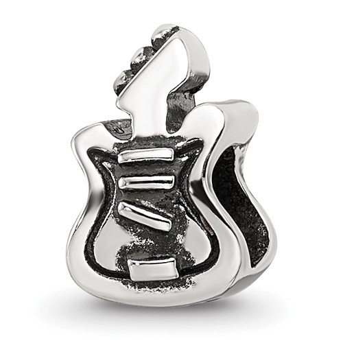 Sterling Silver Reflections Guitar Bead