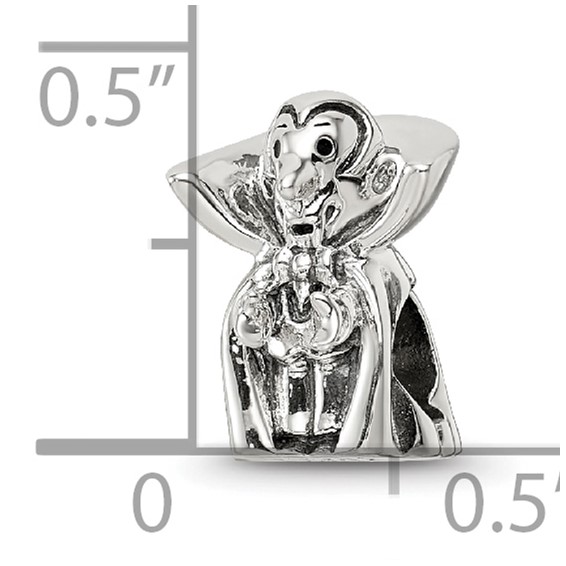 Sterling Silver Reflections Vampire Bead