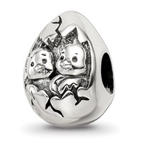 Sterling Silver Reflections Easter Chicks Bead view 1
