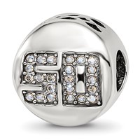 Sterling Silver Reflections Crystals Fantastic 50 Bead view 1