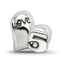 Sterling Silver Reflections Crystals 5th Anniversary Bead view 3