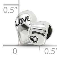 Sterling Silver Reflections Crystals 5th Anniversary Bead view 4