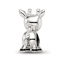 Sterling Silver Reflections Red Enamel Rudolph Bead view 5