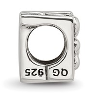 Sterling Silver Reflections Best Mom Two Sided Bead view 2