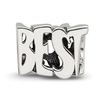 Sterling Silver Reflections Best Mom Two Sided Bead view 3