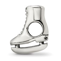 Sterling Silver Reflections Ice Skate Bead view 2