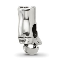 Sterling Silver Reflections Ice Skate Bead view 5