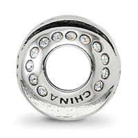 Sterling Silver Reflections Crytal Congratulations Bead view 2