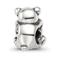Sterling Silver Reflections Crystals Teddy Bear Bead view 5