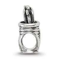 Sterling Silver Reflections Golf Bag Bead view 2