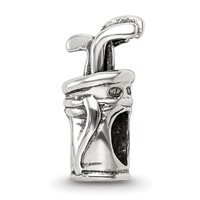 Sterling Silver Reflections Golf Bag Bead view 5