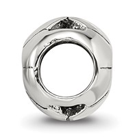 Sterling Silver Reflections Soccer Ball Bead view 2