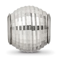 Sterling Silver Reflections Diamond Cut Bead view 5