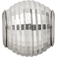 Sterling Silver Reflections Diamond Cut Bead view 3