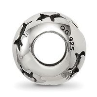 Sterling Silver Reflections Cutout Dog Bead view 2