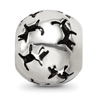 Sterling Silver Reflections Cutout Dog Bead view 4