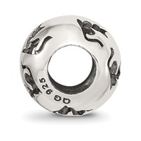 Sterling Silver Reflections Cutout Cat Bead view 2