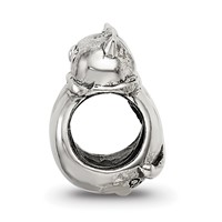 Sterling Silver Reflections Twin Cats Bead view 2