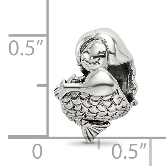 Sterling Silver Reflections Mermaid Bead