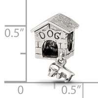 Sterling Silver Reflections Dog House Dangle Bead view 5