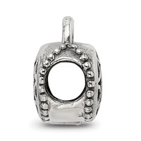 Sterling Silver Reflections Filigree Padlock Bead view 2