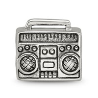 Sterling Silver Reflections Boombox Bead view 3