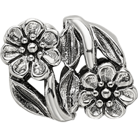 Sterling Silver Reflections Flowers Bead view 4
