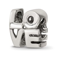 Sterling Silver Reflections Love Bead view 1
