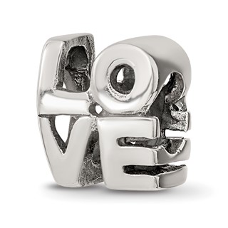 Sterling Silver Reflections LOVE Bead