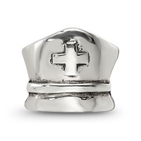 Sterling Silver Reflections Nurse Hat Bead view 4