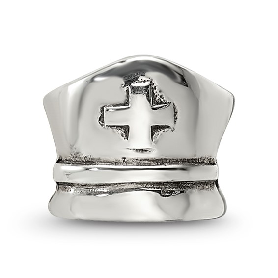 Sterling Silver Reflections Nurse Hat Bead
